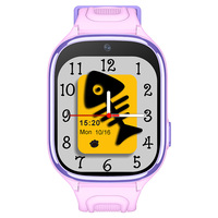 Montre GPS pour enfants avec positionnement en temps réel 4G, communication bidirectionnelle, montre téléphone portable GPS pour garçons et filles avec bouton SOS
