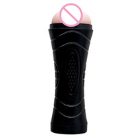 Avion Cup Simulateur de masturbation par vibration manuelle pour hommes Sex toy en silicone pour vagin