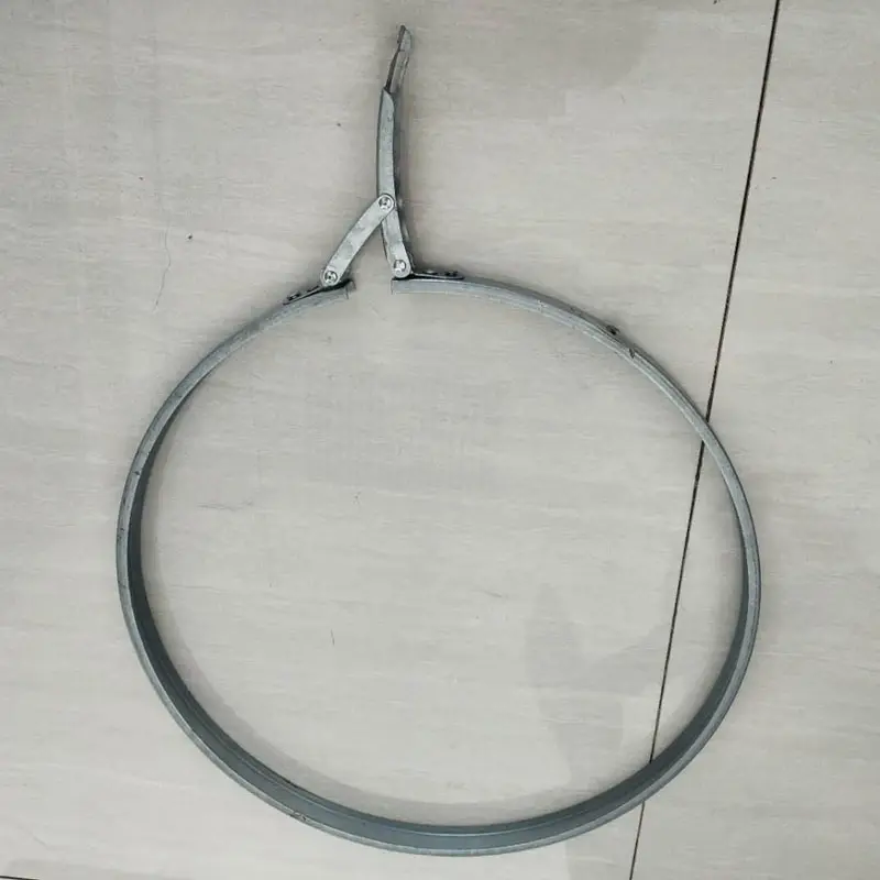 Braçadeiras de alavanca circular de metal personalizadas para fechamento de anel de bloqueio para vedação de metal, fibra de metal, tambor de plástico, braçadeiras de anel de bloqueio