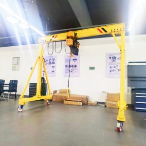 Nouvelle grue mobile de levage de bateaux robuste de 10 tonnes, grue hydraulique à portique avec moteur et boîte de vitesses, 10 m, garantie 1 an, Chine - Product Image 2