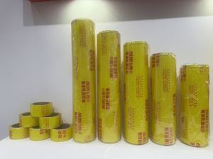 <span class=keywords><strong>Film</strong></span> étirable en PVC souple de qualité alimentaire, <span class=keywords><strong>film</strong></span> alimentaire résistant à l'humidité, emballage personnalisé pour biscuits et sandwichs avec surface brillante. - Product Image 6