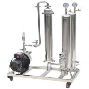 Máquina de Filtrado Automática de Acero Inoxidable con Triple Cartucho para Whisky, Vino Blanco y Licores, Máquinas de Purificación para Uso Comercial - Product Image 2