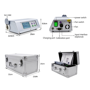 Contador de Iones Negativos de Aire de Alta Precisión con Diseño de Electrodo de Cilindro Coaxial, Medidor de Iones Profesional 3 en 1 con Temperatura/Humedad - Product Image 5