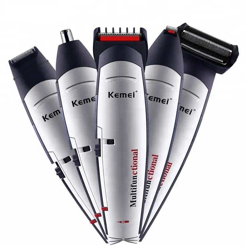 KM 560 Kemei High quality 5 in 1 multifunction hair trimmer for Man rechargeable Electric kemei Hair Clipper