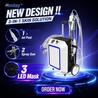 Fournisseur de Confiance Appareil Facial à Oxygène à Quatre Jets pour Pénétration Profonde, Machine de Massage Lymphatique Aqua Jet Peel pour Spa à Domicile