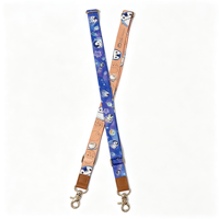 Lanière en polyester imprimée HD avec crochet métallique réglable – Accessoire personnalisé pour enfants, fêtes, maternelle et activités pour enfants
