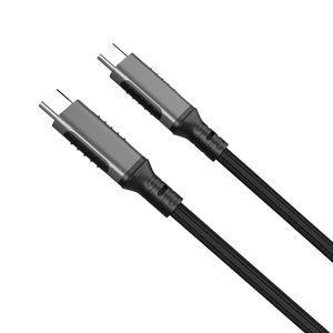 OEM/ODM Graphene dikepang USB 3.<span class=keywords><strong>2</strong></span> GEN <span class=keywords><strong>2</strong></span> Tipe C untuk C kabel 5A pengisian cepat kabel 240W 20Gps mendukung 4K tampilan Tipe C kabel - Product Image 5