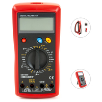 2000 Counts Tester Digital Multimeter, pengukur jarak otomatis 300v Dc/Ac Voltmeter untuk resistansi arus kapasitas frekuensi Diode