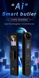 Cerradura Inteligente para Puerta con Videoportero, Reconocimiento Facial 3D, WiFi, Zigbee, Huella Dactilar y Cámara, Compatible con Puertas de Madera, Marca Ai Tuya - Product Image 3