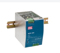 Alimentation sur rail DIN Mean Well NDR-480-48 480W 48V 10A, onduleur industriel avec PFC, prix négociable, support inclus