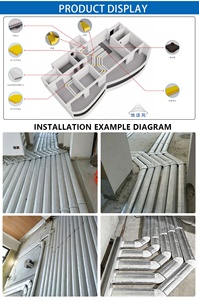 Tuyau en ABS en forme de D, isolé et résistant à la compression, 134*44mm, <span class=keywords><strong>isolation</strong></span> en caoutchouc de 5mm, pour système à cinq constantes, directement de l'usine - Product Image 5