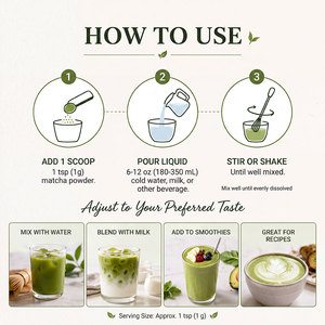 Polvere di Matcha OEM Uji Kyoto Grado Cerimoniale con Collagene, Polvere di Matcha <span class=keywords><strong>Giapponese</strong></span> - Product Image 5