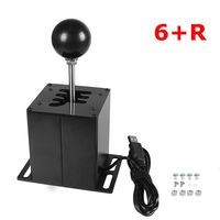 Palanca de Cambios en H para Juegos de Carreras para Logitech G29/G27/G25 PC Sensor Hall de 64 bits USB para SIM Racing y Juegos de Rally T300 T5