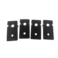 Pièces pliées en tôle, supports de montage thermolaqués, acier au carbone, acier inoxydable, sur mesure, OEM