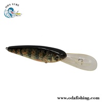 Plongeur profond vairon japon crankbait leurre blanc crankbait swimbait pour la pêche au bar leurres en vrac pas cher