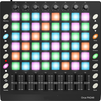 Keyboard MIDI Pad Music Maker 25 Key Mini Midi Keyboard Controller Sistem PA Mini Keyboard Midi Dengan Pad Dengan Lampu Latar RGB