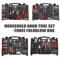 Lot de 140 outils manuels de bricolage pour l'entretien domestique et les travaux de bricolage à domicile
