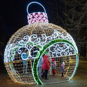 Éclairage LED de Noël extérieur unique, motif lumineux géant en forme de boule 3D <span class=keywords><strong>pour</strong></span> la décoration de la <span class=keywords><strong>maison</strong></span> <span class=keywords><strong>pour</strong></span> Halloween - Product Image 4