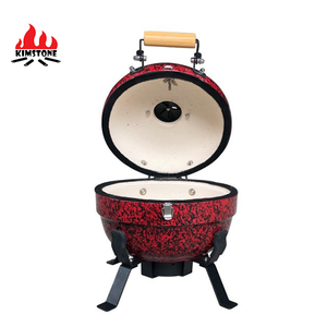 Mini Kamado 12 Pollici, Griglia Portatile Facile da Trasportare, per Campeggio, Pesca, Casa e Giardino, <span class=keywords><strong>BBQ</strong></span> in Acciaio Smaltato e <span class=keywords><strong>Ghisa</strong></span>, per 2-3 Persone - Product Image 5