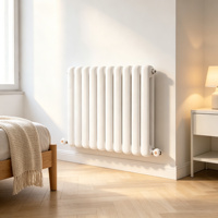 Radiateur Colonne Carrée en Acier Inoxydable à Conception Flexible pour Systèmes CVC – Chauffage Rapide de Toute la Pièce pour Écoles, Hôpitaux, Salles de Sport