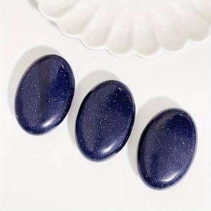 Pierre ovale en pierre de sable bleue naturelle polie à la main pour la guérison spirituelle, la décoration intérieure et les cadeaux de fêtes – Vente en gros - Product Image 4
