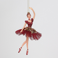 Nouvel Ornement de Noël Ballerine à Suspendre, Personnage de Danseuse de Ballet pour Décoration Intérieure