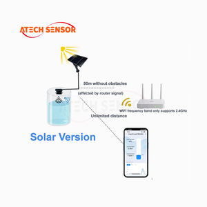 Atech AT201R Tuya Smart life App LCD-Anzeige Temperatur zeit anzeige Wasserstands anzeige Ultraschall-Kraftstofftank-Füllstand sensor - Product Image 4