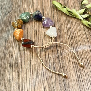 Braccialetto Bohemien 7 Chakra in <span class=keywords><strong>Ametista</strong></span>, <span class=keywords><strong>Occhio</strong></span> <span class=keywords><strong>di</strong></span> <span class=keywords><strong>Tigre</strong></span> <span class=keywords><strong>e</strong></span> Gioielli per il Chakra del Cuore - Product Image 6