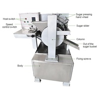 Fabricage Automatische Twist Hard Gevormde Lolly Lollypop Kleine Stok Snoep Maken Machine Van Huis In India Pakistan