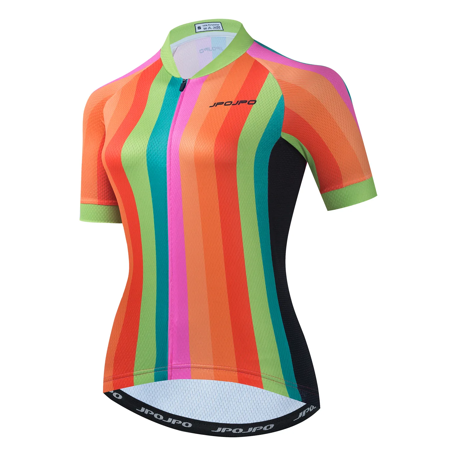 เสื้อนักปั่นจักรยานแขนสั้นสำหรับผู้หญิง,เสื้อสำหรับปั่นจักรยานเสือภูเขาเสื้อปั่นจักรยานมืออาชีพเสื้อผ้าจักรยานสีส้มแห้งเร็ว