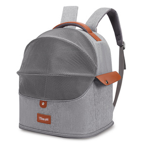 Tas Ransel Hewan Peliharaan Anjing Kucing Lipat Portable Kapasitas Besar, Dapat Disesuaikan, Bernapas, dan Dapat Diperluas, Laris untuk Aktivitas Luar Ruangan - Product Image 5