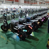 Sepeda Listrik Harga Terjangkau SKD Kecil Nan Indah 20in 60V 20ah 30AH 50Ah Moped Monster E Scooter