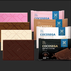 Manteca de cacao pura bloque grande bloque chocolate blanco y negro ladrillo 1kg ingrediente para hornear chocolate - Product Image 6