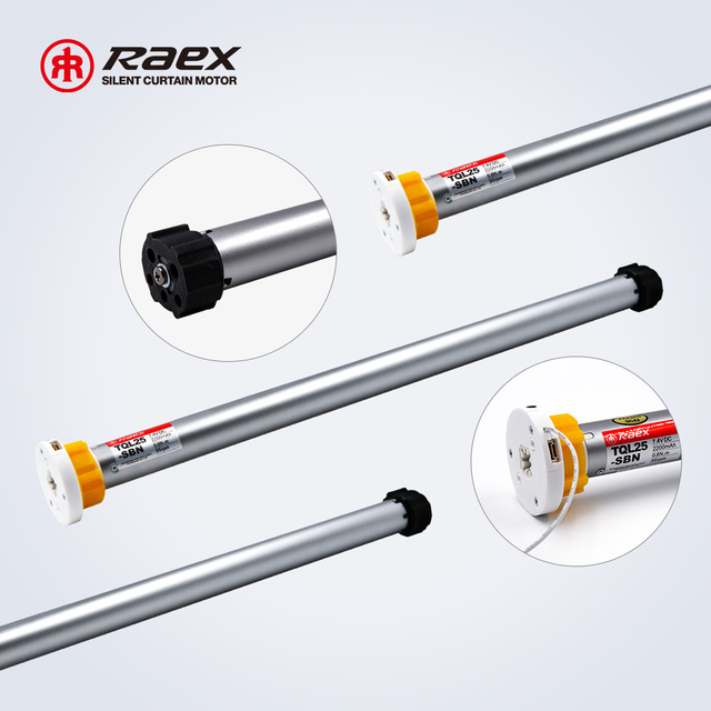 DC Tubular Motorized Roller Blinds 25mm Lithium Battery 2600mAh Solar Panel Zigbee Smart Control Aluminum Alloy Construction Low