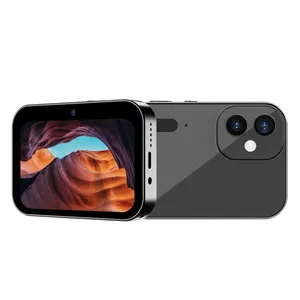 Dropshipping D6 CCD HD Cámara digital Película Música Cámara inteligente Pantalla táctil Tarjeta de estudiante Grabadora de video, sin memoria (Negro)