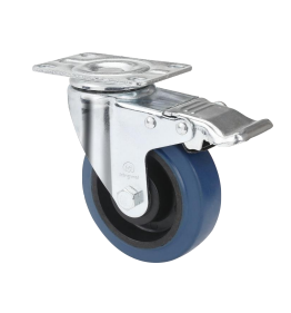 3/<strong>4</strong>/<strong>5</strong> <strong>Inch</strong> <strong>Plastic</strong> Wheel Castor Medium Duty Rubber Swivel Castor Wheels for <strong>Trolley</strong> Silent Castors Screw - Product Image 1