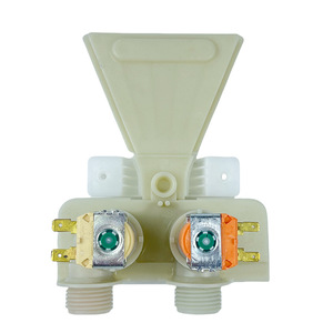 Válvula de entrada para lavadora, 120V 60Hz, válvula de agua de doble puerto, pieza de repuesto para electrodomésticos - Product Image 2