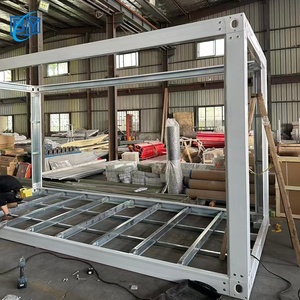 Structure de <span class=keywords><strong>maison</strong></span> conteneur en acier préfabriquée, détachable, facile à assembler, de 20, 30 et 40 pieds - Product Image 1