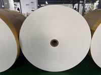 Papier de support en glassine enduit de silicone blanc simple face, grammage personnalisé OEM, pour étiquettes autocollantes