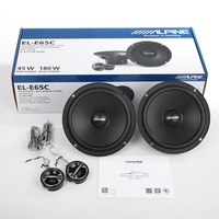 Speaker Mobil 2-Way ALPINE EL-E65C/EL-E65 6.5 Inch Profesional Grade Coaxial 300W Daya Puncak 4 Ohm Impedansi