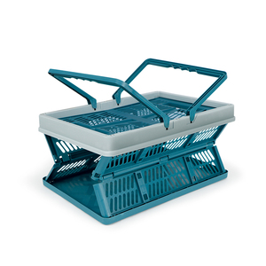 Portable <b>Plastic</b> Collapsible Storage <b>Crates</b> For Fruits And Vegetables