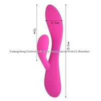 Beliebtes Erwachsenenprodukt Silikon-AV-Stick 10-Frequenz-Vibration mit Tastensteuerung Sofort-Klimax-Gerät Weibliches Masturbationsspielzeug