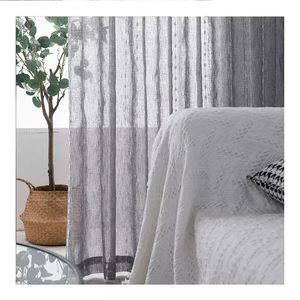 Innermor belle <span class=keywords><strong>tende</strong></span> di Tulle di <span class=keywords><strong>lino</strong></span> turco Ready-Made in tessuto di <span class=keywords><strong>pizzo</strong></span> di Tulle solido per salotto - Product Image 1