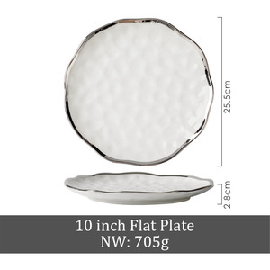 Juego de Vajilla de Lujo para Hotel, Restaurante y Hogar, Tazón, Plato, Cuchara, Utensilios de Cocina, Vajilla Moderna de Cerámica, Juego de Cubiertos - Product Image 5