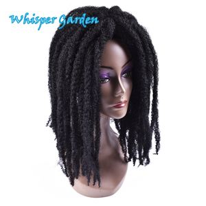 WhisperGarden Hot Sell 20 Inch 100g <span class=keywords><strong>Afro</strong></span> <span class=keywords><strong>Kinky</strong></span> Curly Twist Vlecht Haar Niet-brandbaar Hoge Temperatuur Vezel Marley Vlecht Haar Extensies - Product Image 4