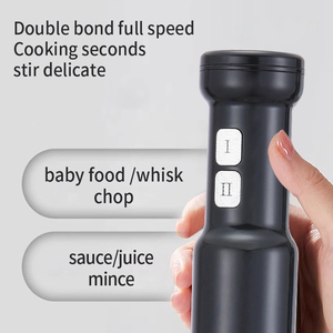 400W 便携式浸入式手持搅拌机 高速棒式搅拌机 4 个刀片 电动式，用于搅拌日常食材 - Product Image 5