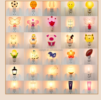 Fourniture directe du fabricant chambre de bébé enfants 4W C7 interrupteur manuel on off kitty veilleuse chat lampe de nuit