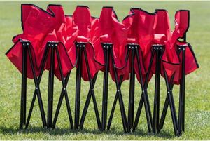 Sideline - Folding Person Seating Soccer Sport Team Collapsible <b>6</b> <b>Chair</b> Bench for Kids Adults - Product Image 3