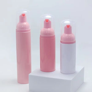 30ml 50ml <b>Empty</b> Facial Foaming Pink God <b>Plastic</b> Lash Shampoo <b>Bottles</b> Eyelash Extension Soap Foam Pump Cleanser Set Foam <b>Bottle</b> - Product Image 2