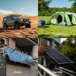 Panneau Solaire 5W 10W 20W Monocristallin 12V 18V Résistant aux Intempéries pour Systèmes de Batteries de Camping-Car, Remorque et Voiture (Hors Réseau) - Product Image 6